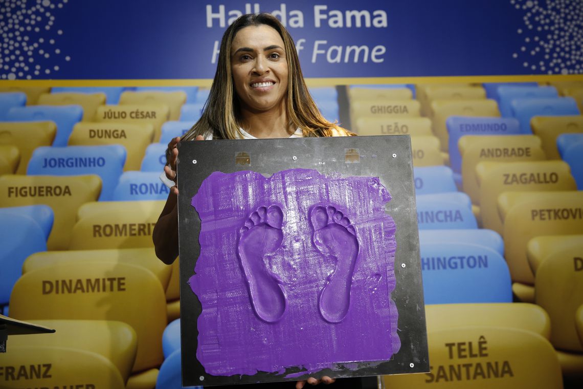 Марта, Бразилія, футболістка століття, jogadora Marta, Алея слави Маракани, Hall da Fama do Maracanã, женский футбол, жіночий футбол, збірна Бразилії