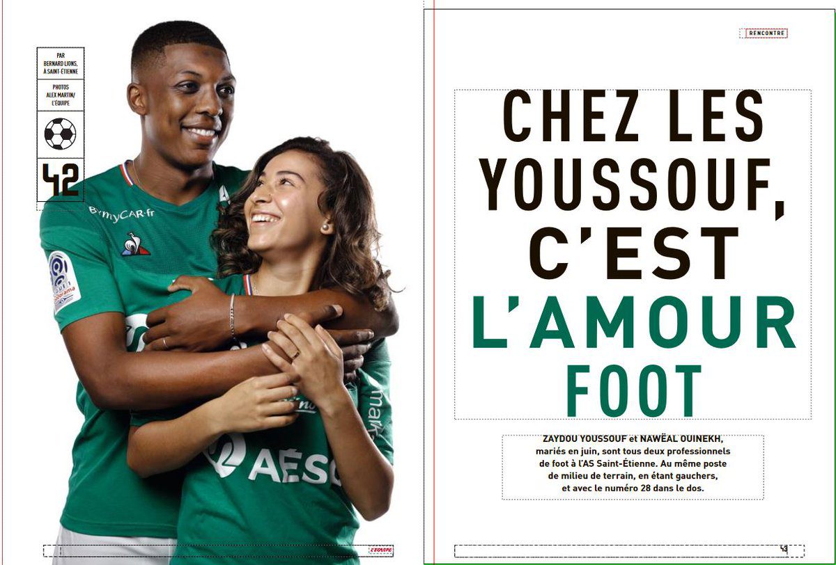 AS Saint-Étienne, жіночий футбол, женский футбол, Zaydou Youssouf, Nawëal Ouinekh, день валентина