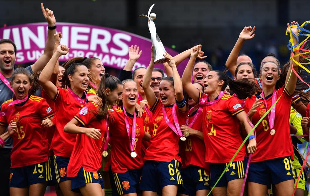 Молодіжна збірна Іспанії WU-19 стала чемпіоном Європи 2022 року