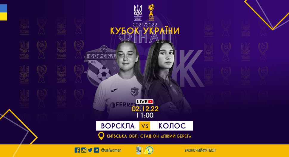 Фінал. Кубок України 2022 з футболу серед жіночих клубів