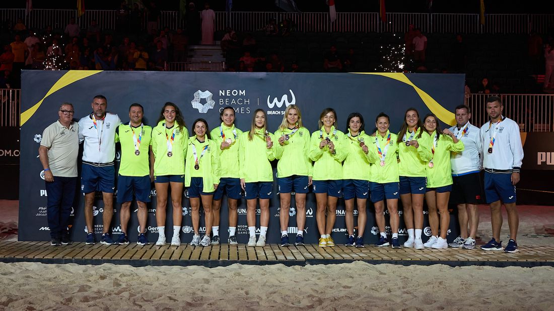 NEOM Beach Soccer Cup 2024 Жіноча збірна України - бронзовий призер Neom Beach Soccer Cup 2024